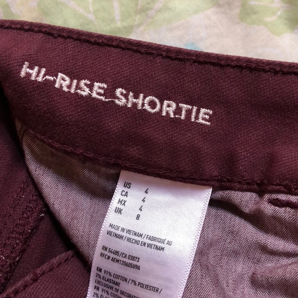 American eagle high rise jean shorts size 4 - Picture 4 of 4